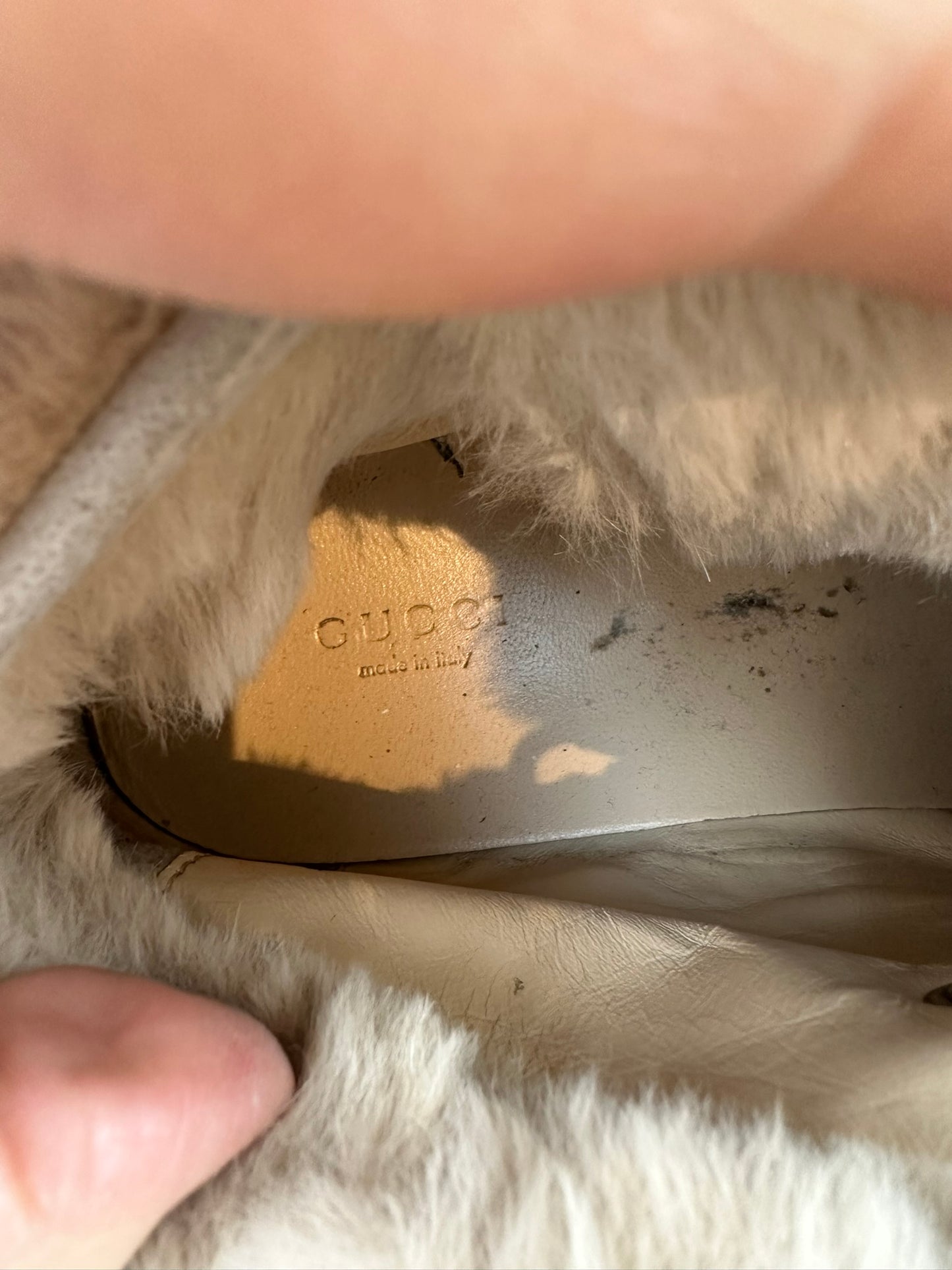 Gucci beige sneakers maat 37,5