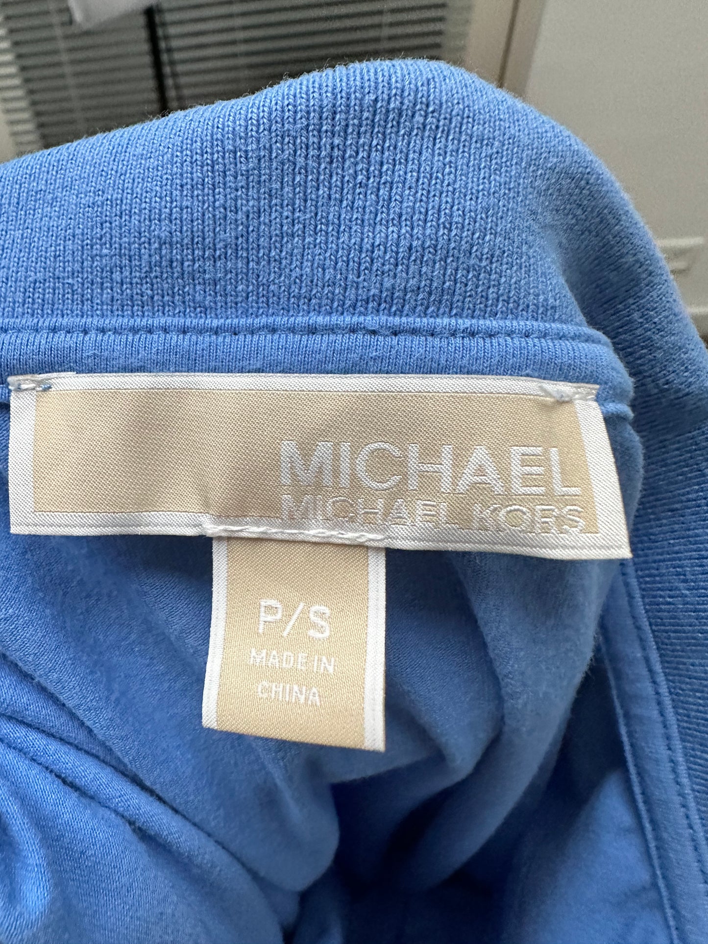Michael Kors blauwe polo maat S