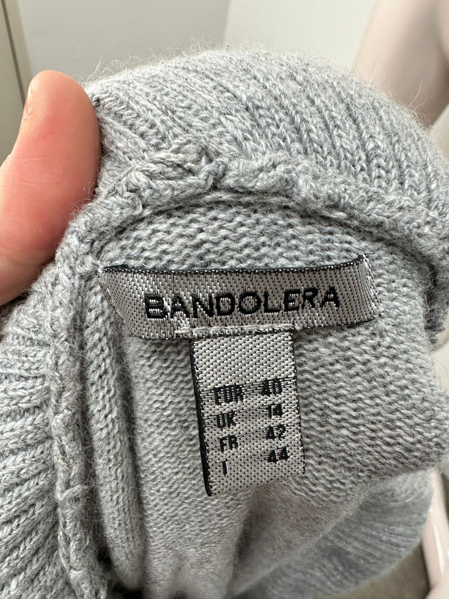 Bandolera lang Vest maat 40 grijs