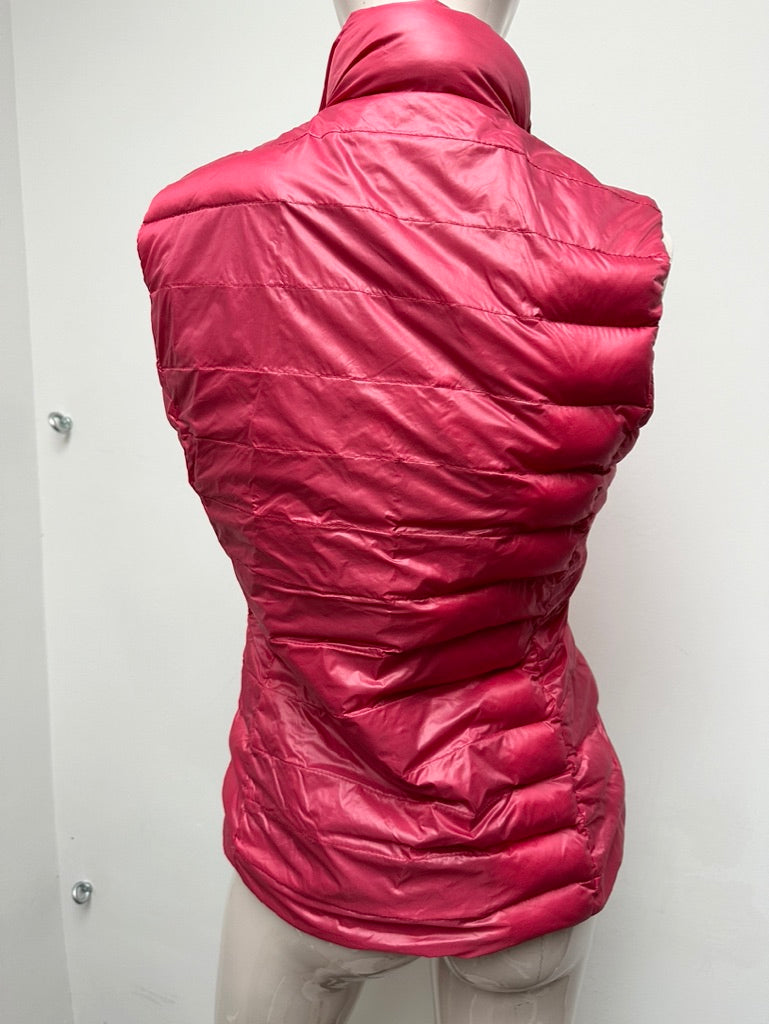 Tommy Hilfiger - Bodywarmer - roze, glanzende stof, gewatteerd - XS