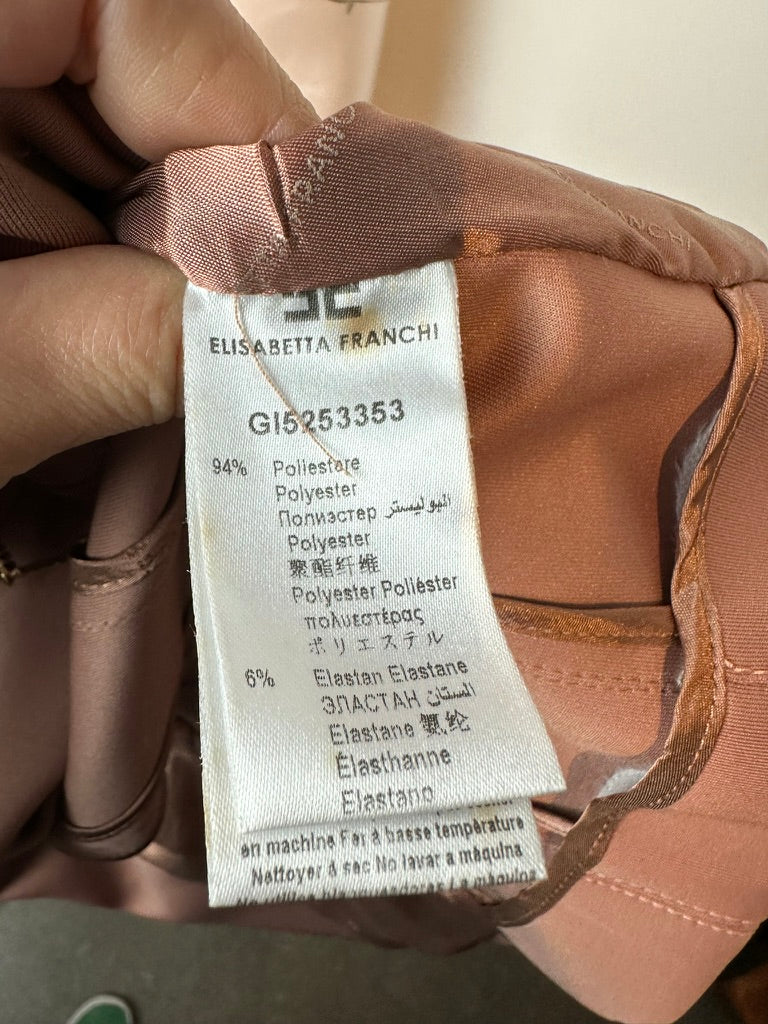 Elisabetta Franchi Colbert maat S oudroze