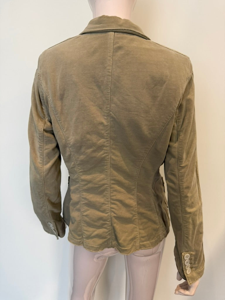 BLONDE No. 8 - Blazer - khaki, tweeknoopsluiting, onafgewerkte naden - L