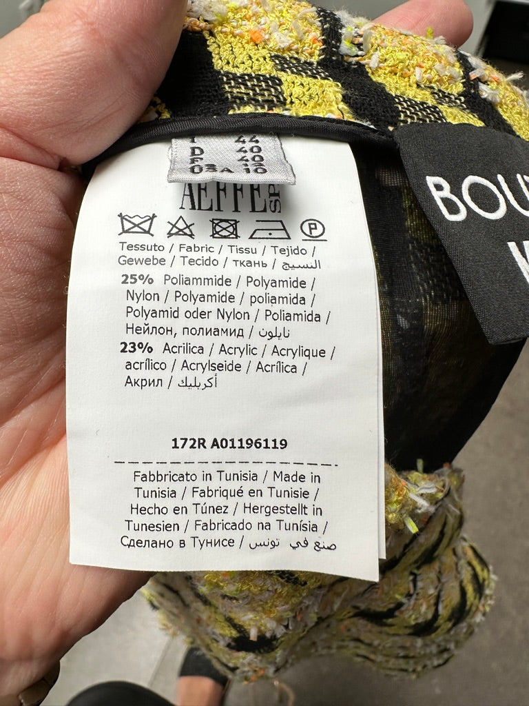 Boutique Moschino gele rok maat 40