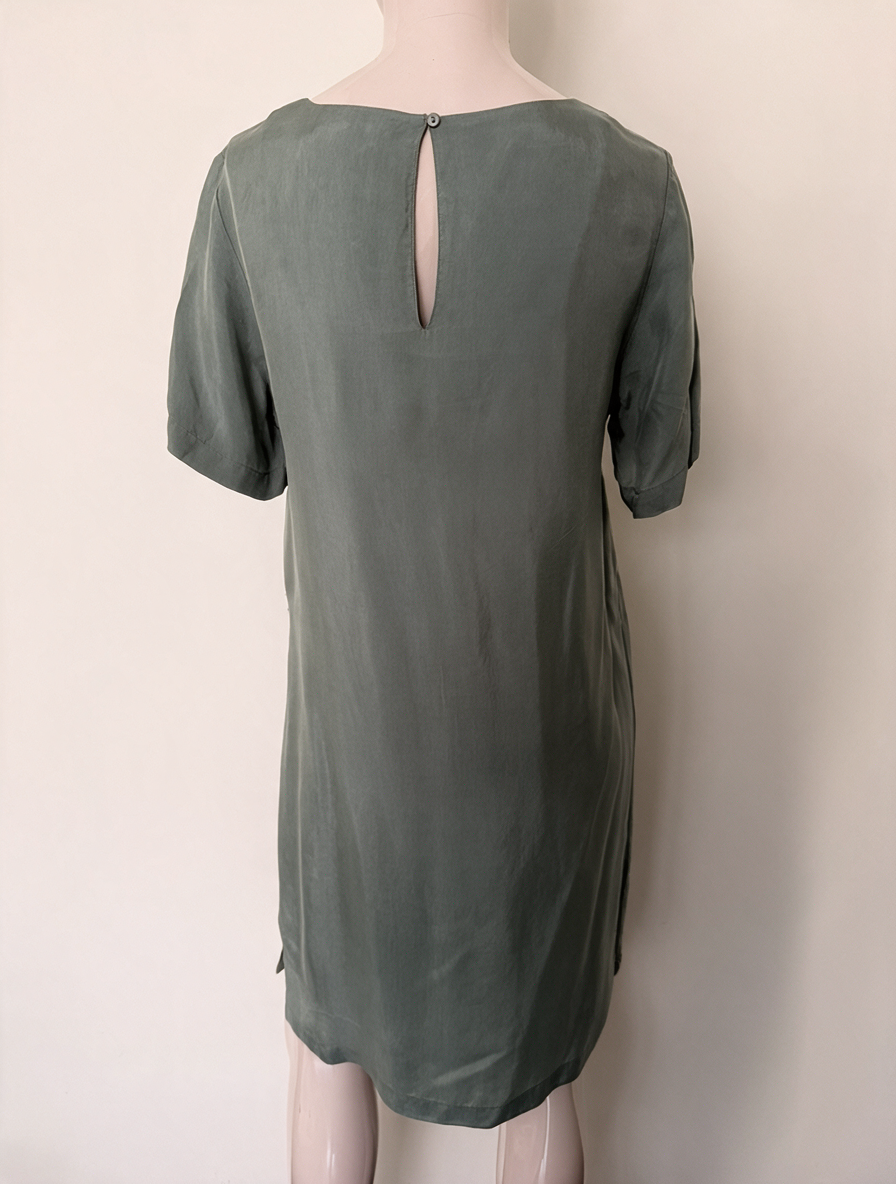 SISSY-BOY - Jurk - groen, V-hals, korte mouwen - S