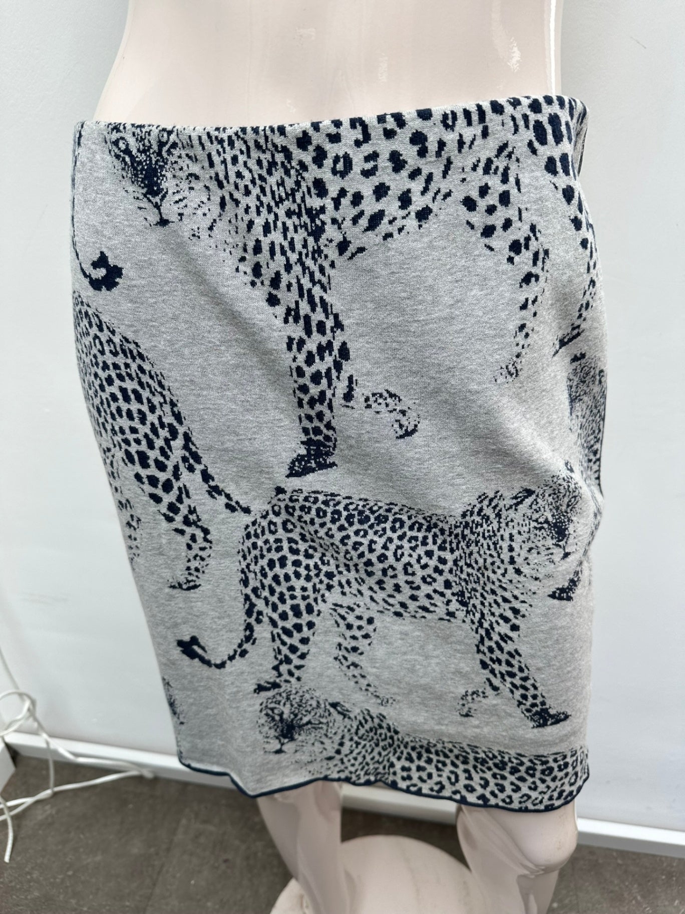 Marc Cain Rok maat N3 blauw, beige