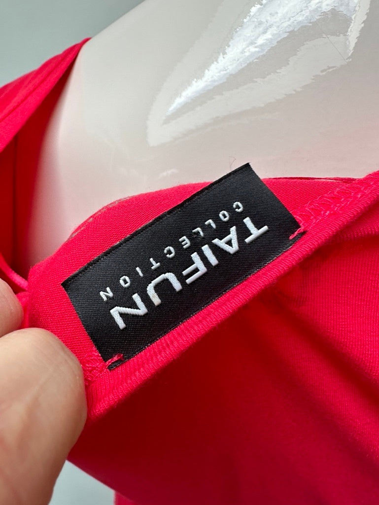 Taifun Top met vestje maat 40 rood