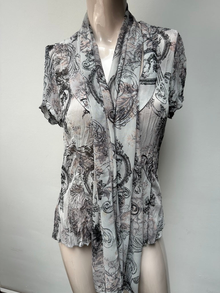 Bandolera Blouse maat 40 grijs