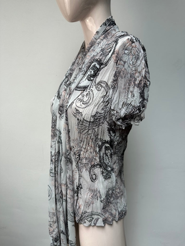 Bandolera Blouse maat 40 grijs