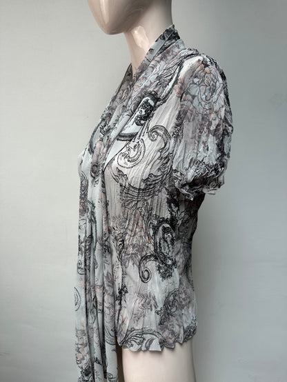 Bandolera Blouse maat 40 grijs
