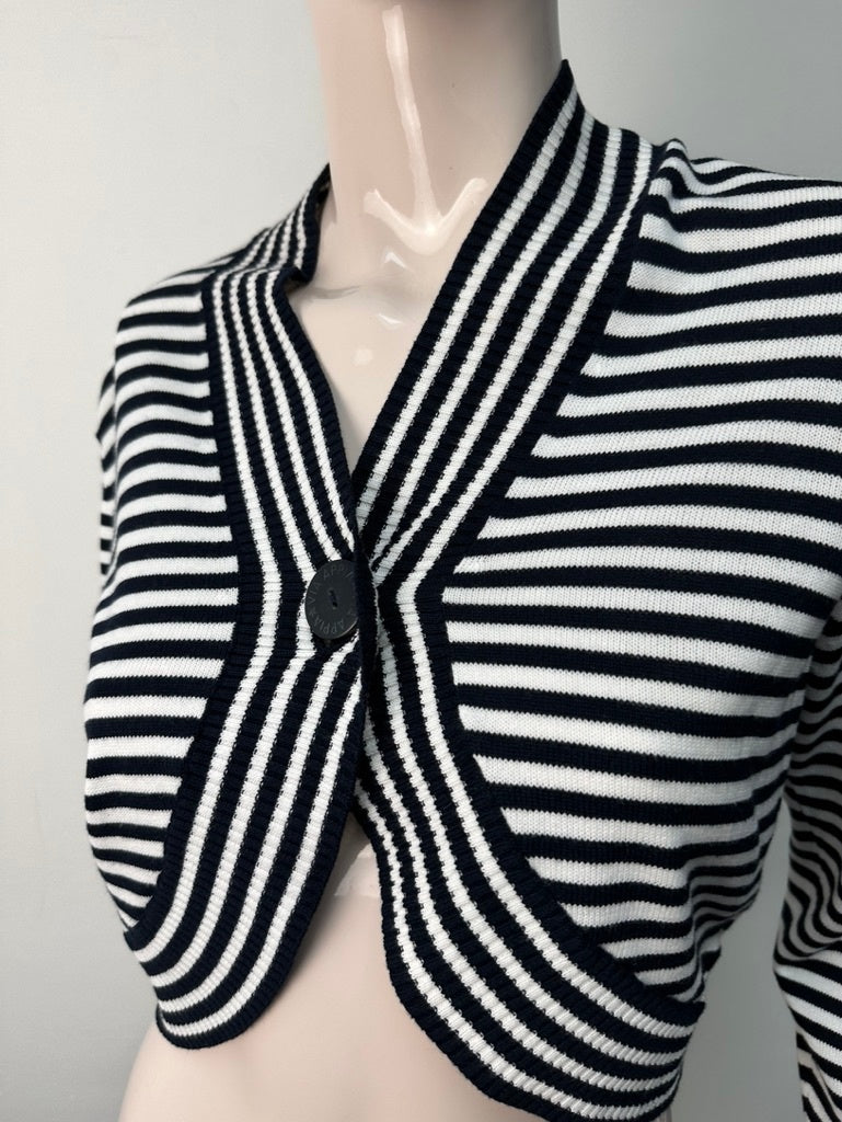 Via Appia Vest maat 40 Donkerblauw; wit