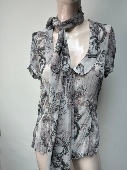 Bandolera Blouse maat 40 grijs