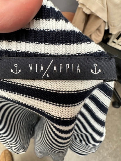 Via Appia Vest maat 40 Donkerblauw; wit