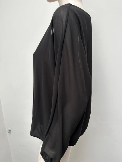 Zwarte Top maat 40