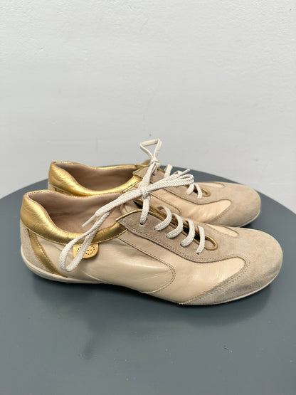 Gerard Darel sneakers maat 39 beige, goud
