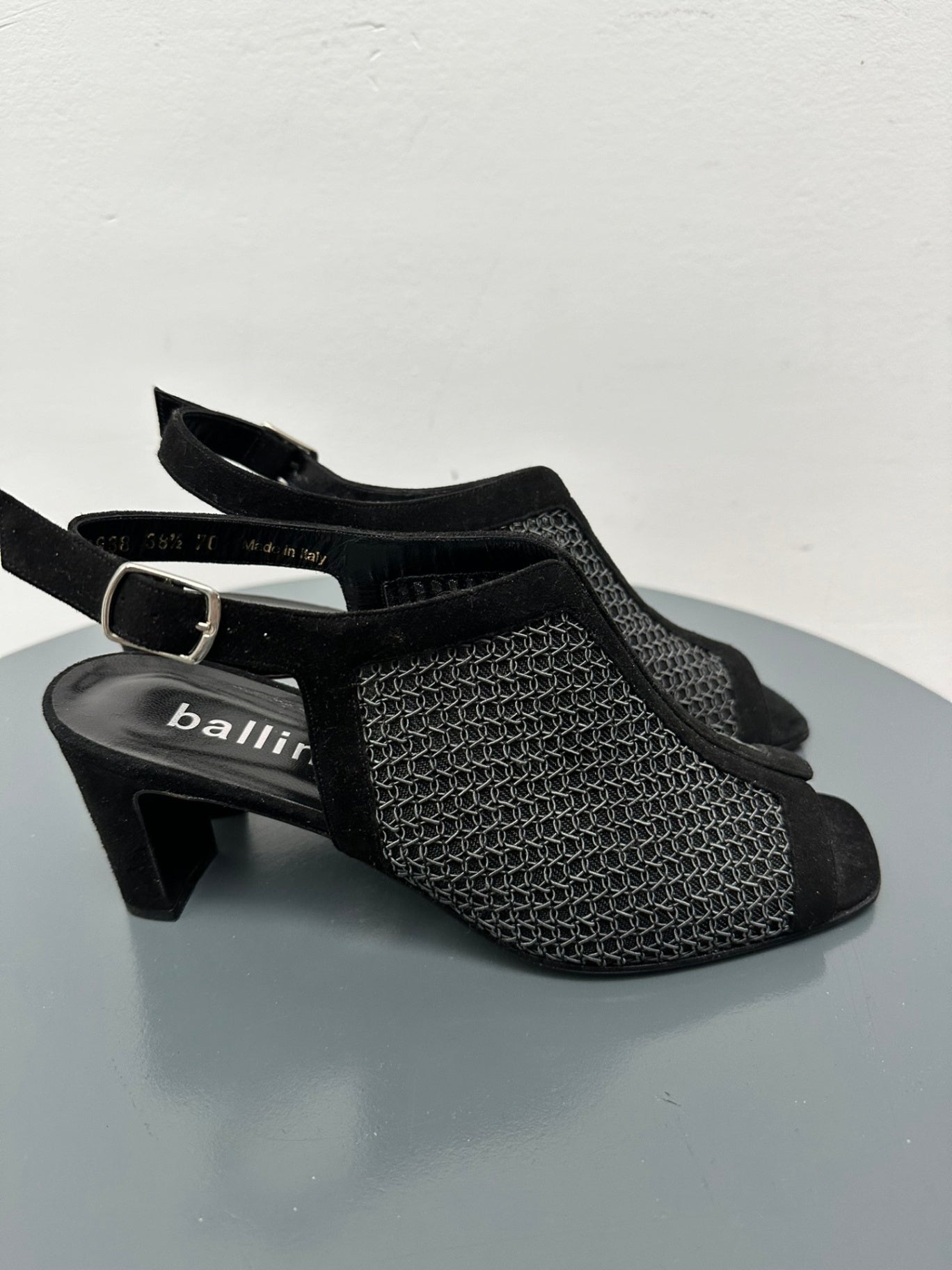 Ballin peeptoe Pumps maat 38,5 zwart