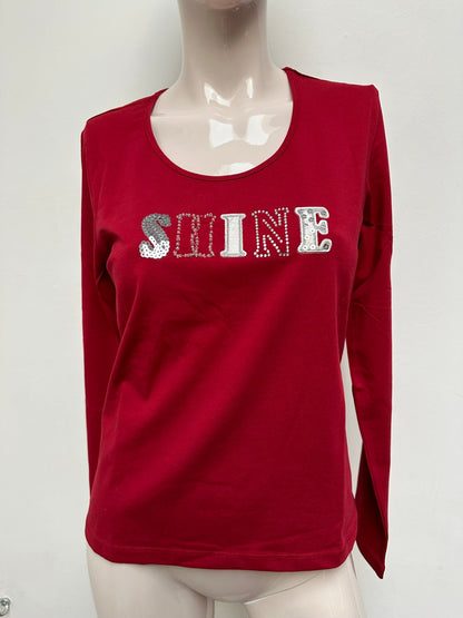 Bandolera Longsleeve maat L rood