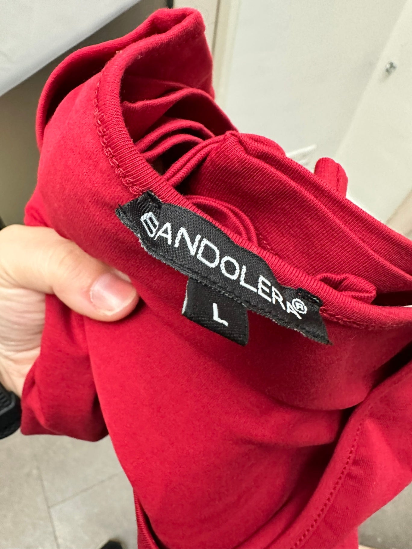 Bandolera Longsleeve maat L rood
