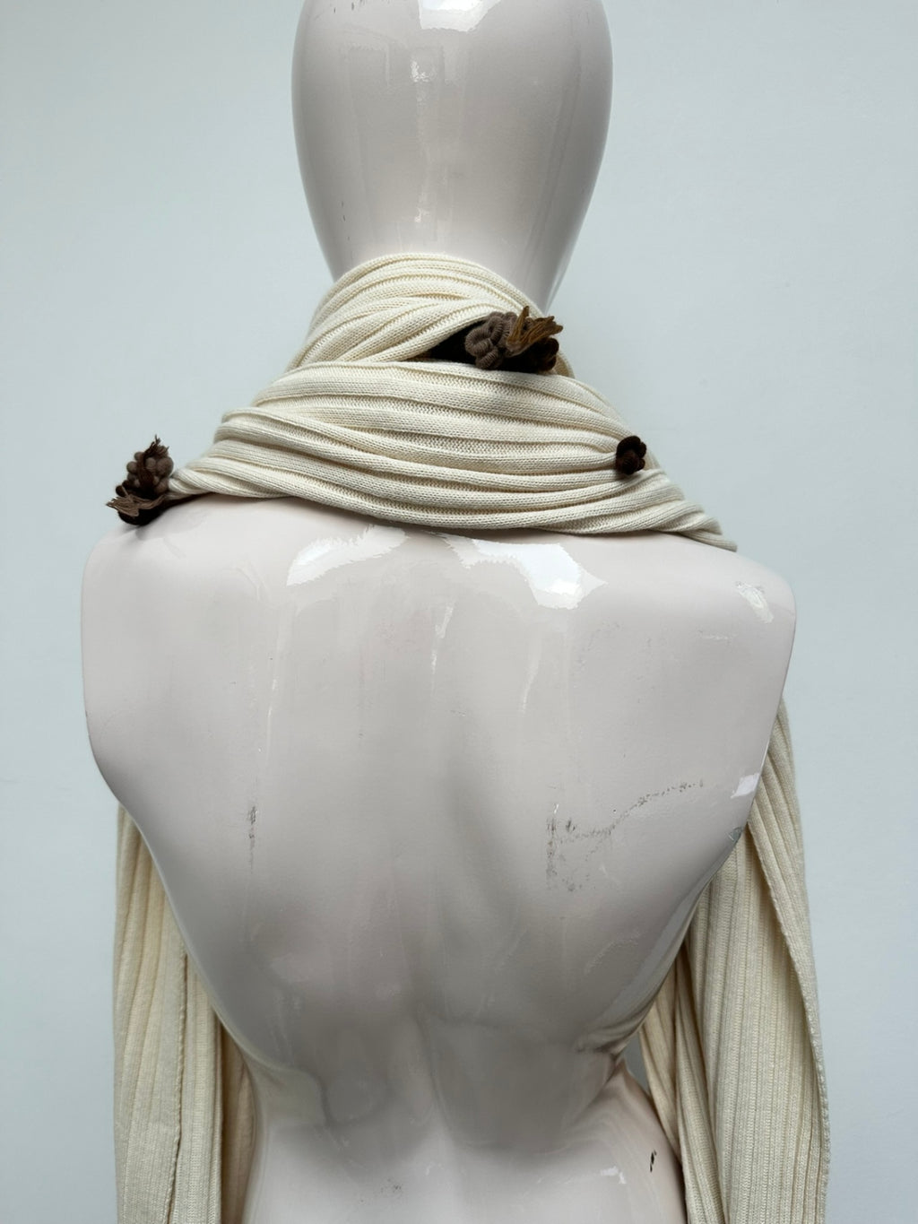 Victor Bitton Sjaal maat one size creme