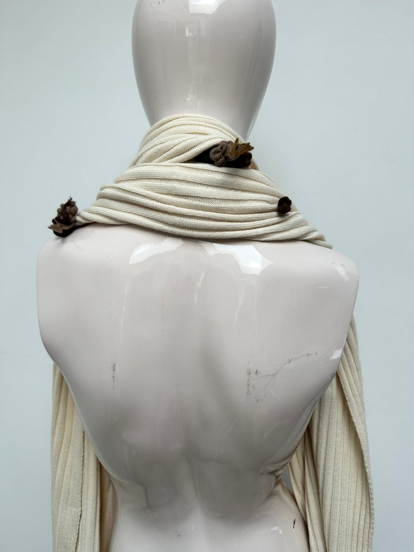 Victor Bitton Sjaal maat one size creme