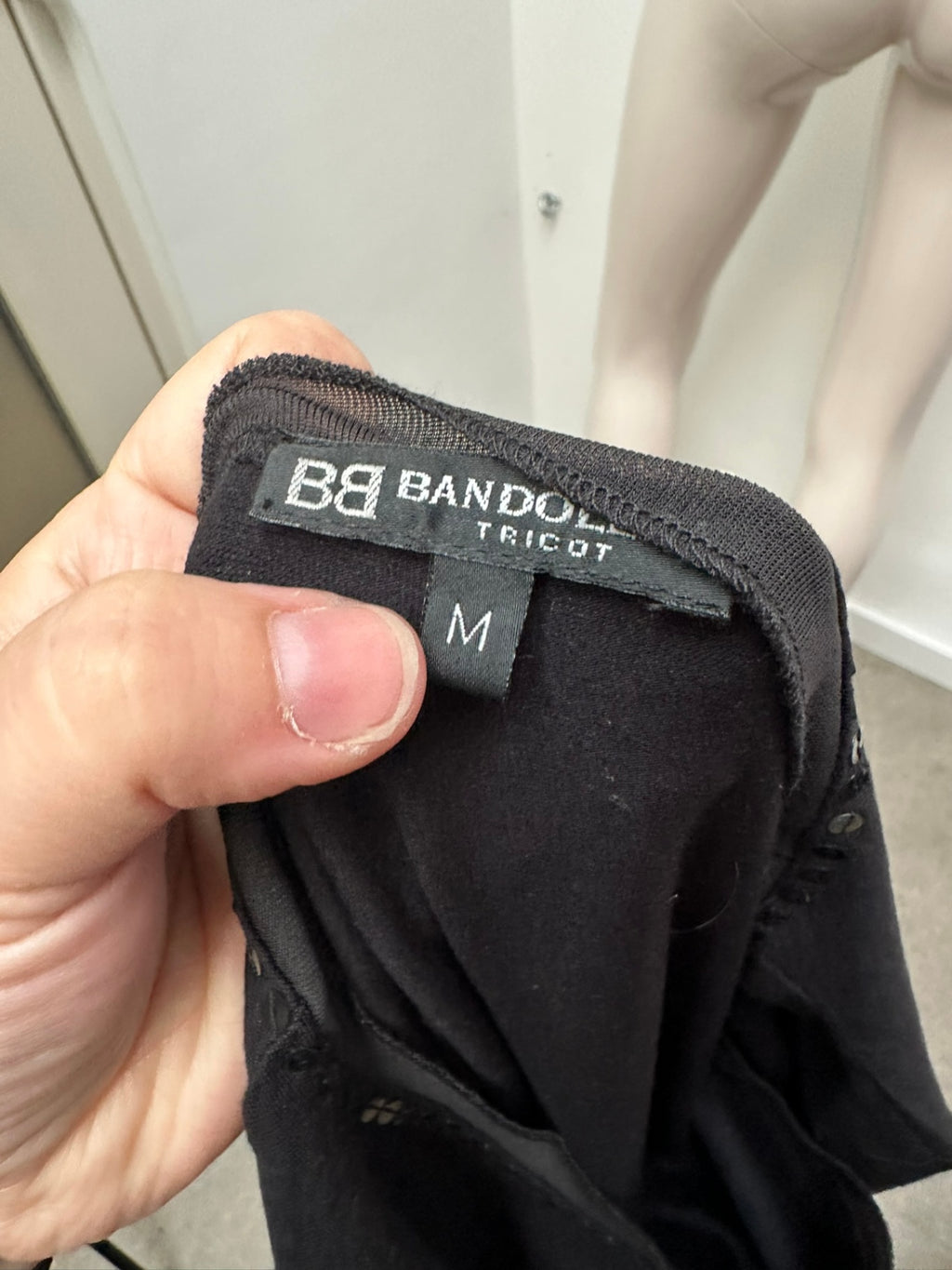 Bandolera Longsleeve maat M zwart