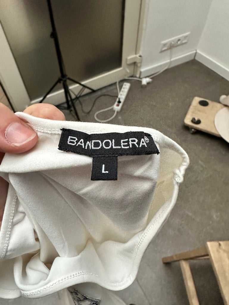 Bandolera Longsleeve maat 40 wit