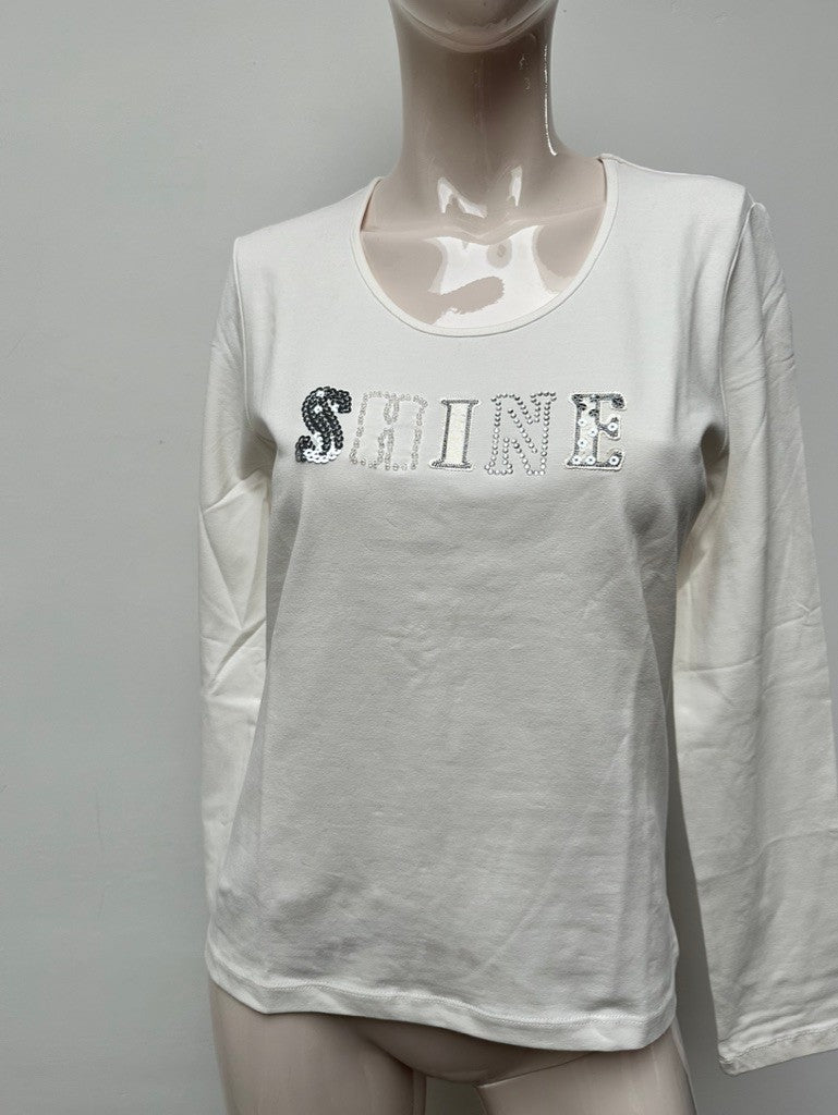 Bandolera Longsleeve maat 40 wit