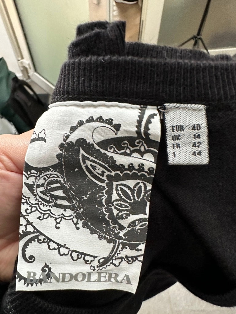 Bandolera Top maat 40 zwart