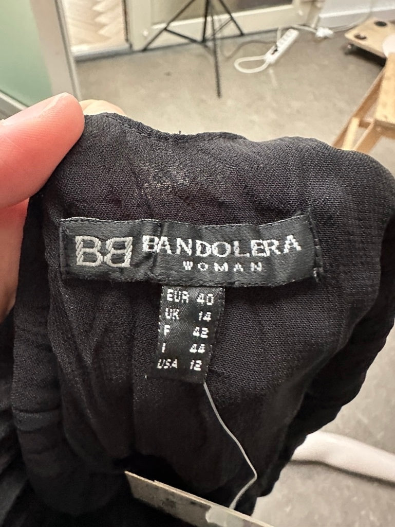 Bandolera Top maat 40 zwart