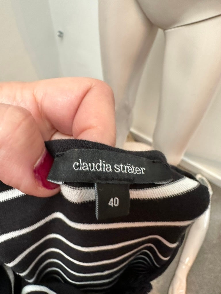Claudia Sträter Jurk maat 40 zwart/wit
