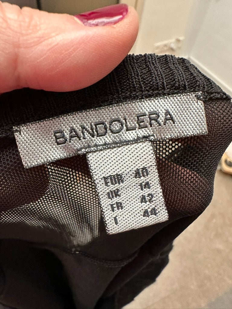 Bandolera Top maat 40 zwart