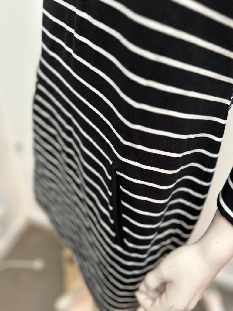 Claudia Sträter Jurk maat 40 zwart/wit