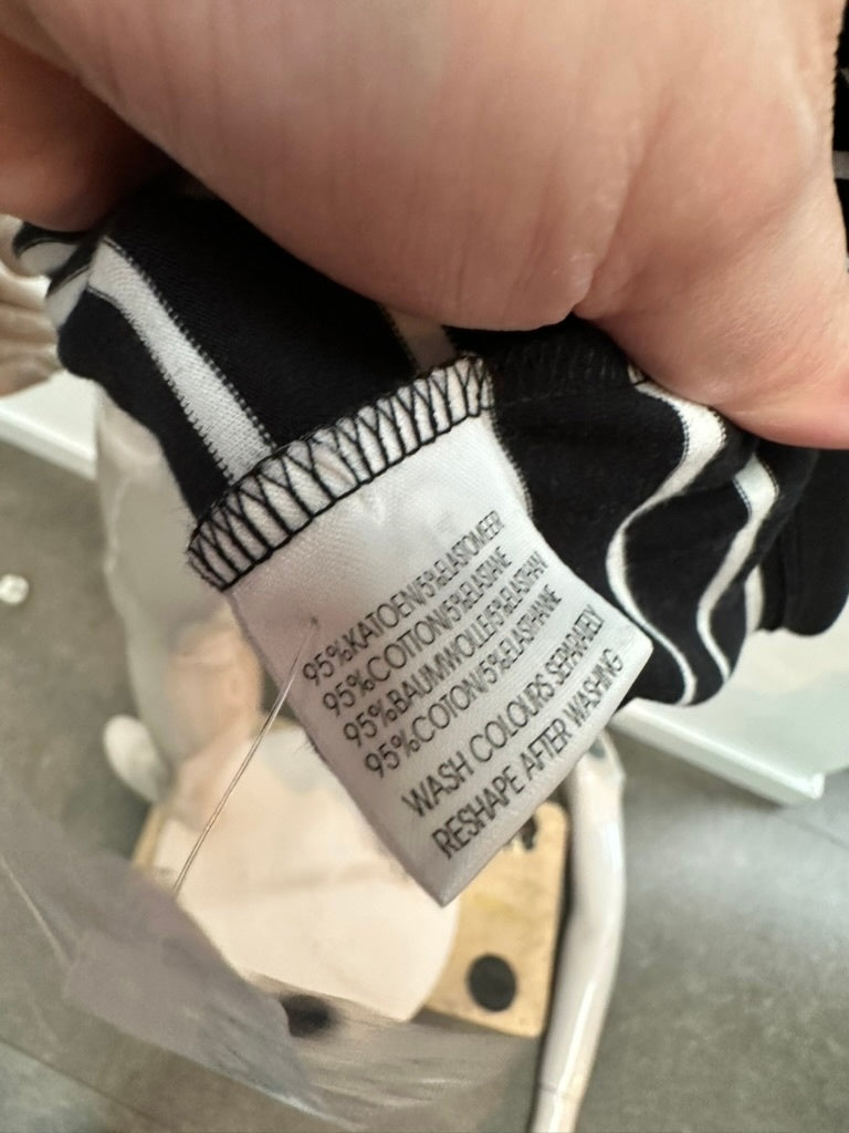 Claudia Sträter Jurk maat 40 zwart/wit