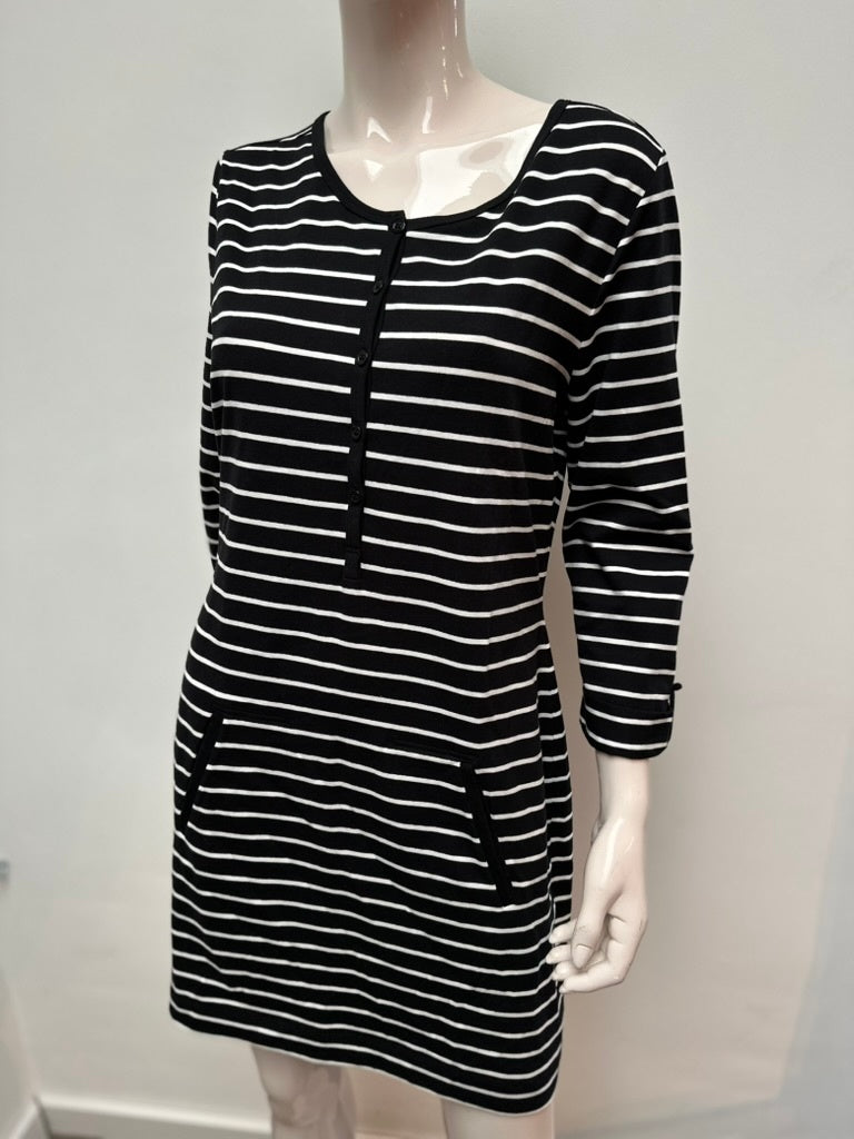 Claudia Sträter Jurk maat 40 zwart/wit