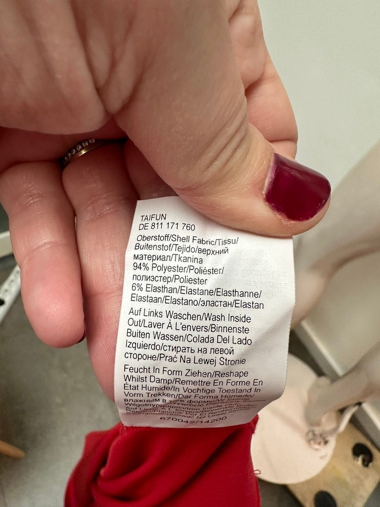 Taifun Top maat 38 rood