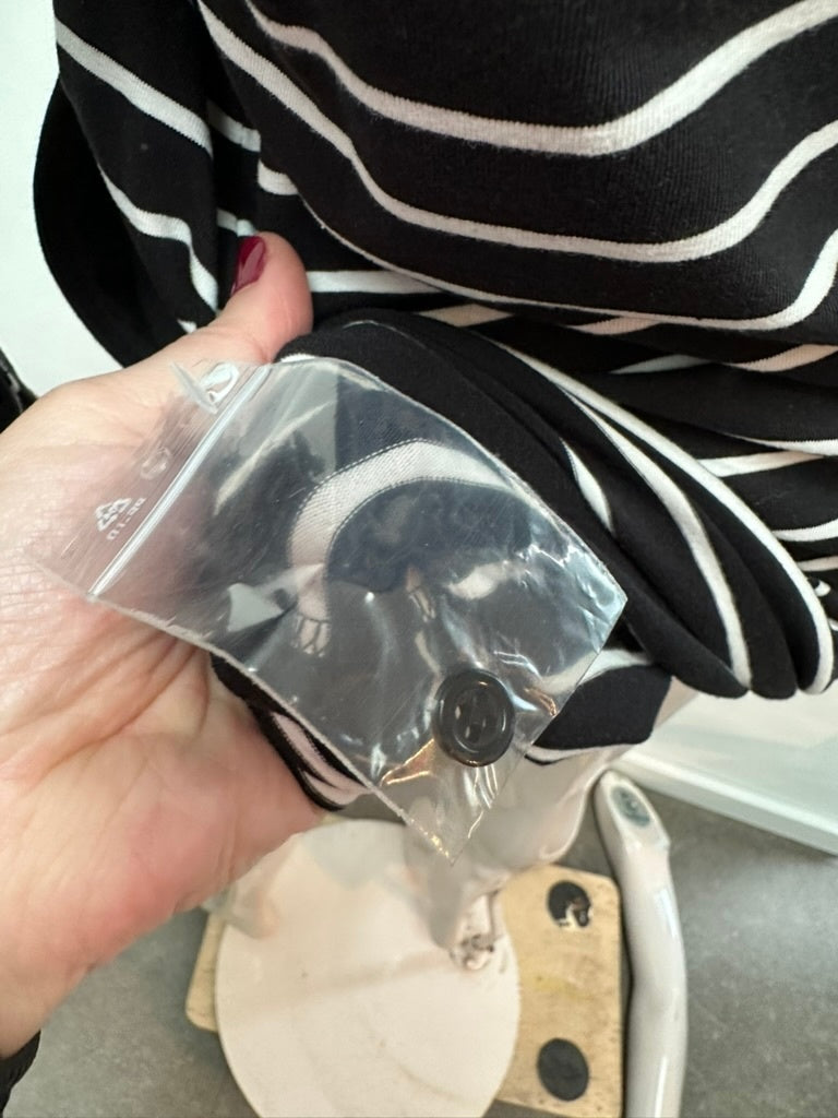 Claudia Sträter Jurk maat 40 zwart/wit