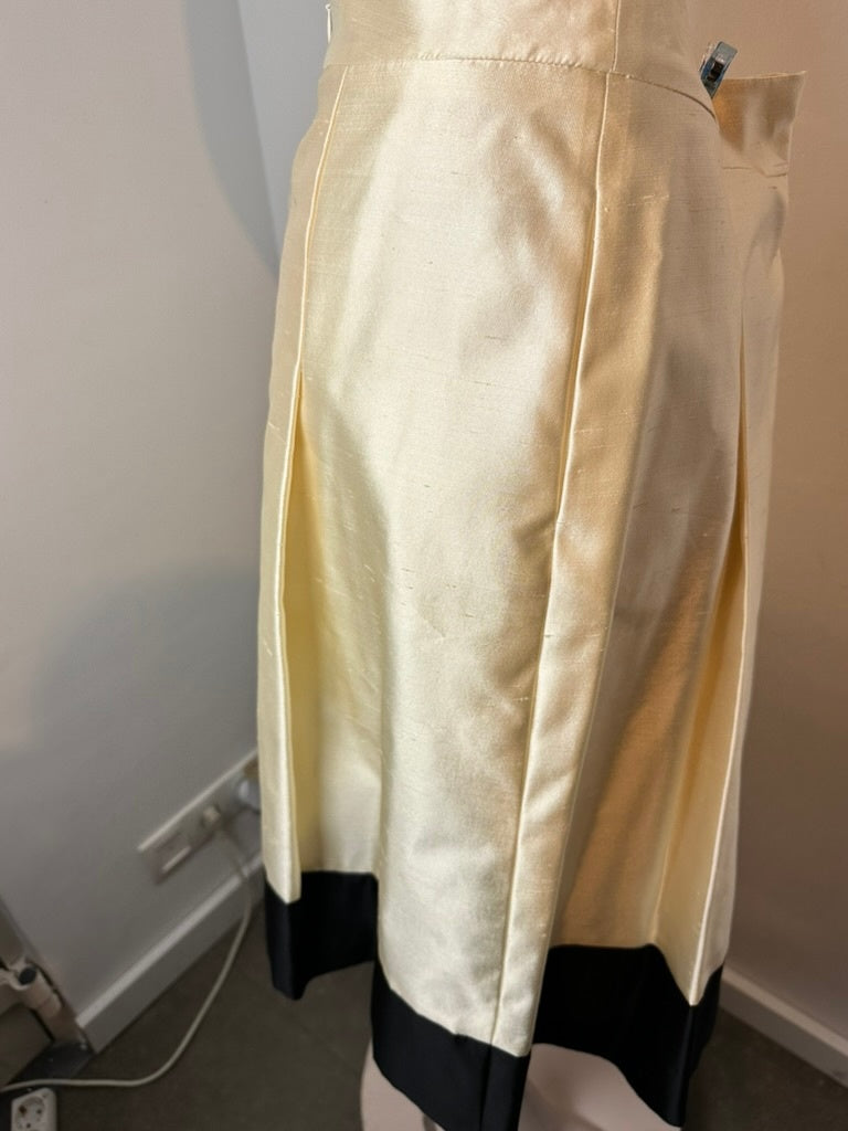 Natan Rok maat FR 44 creme; zwart
