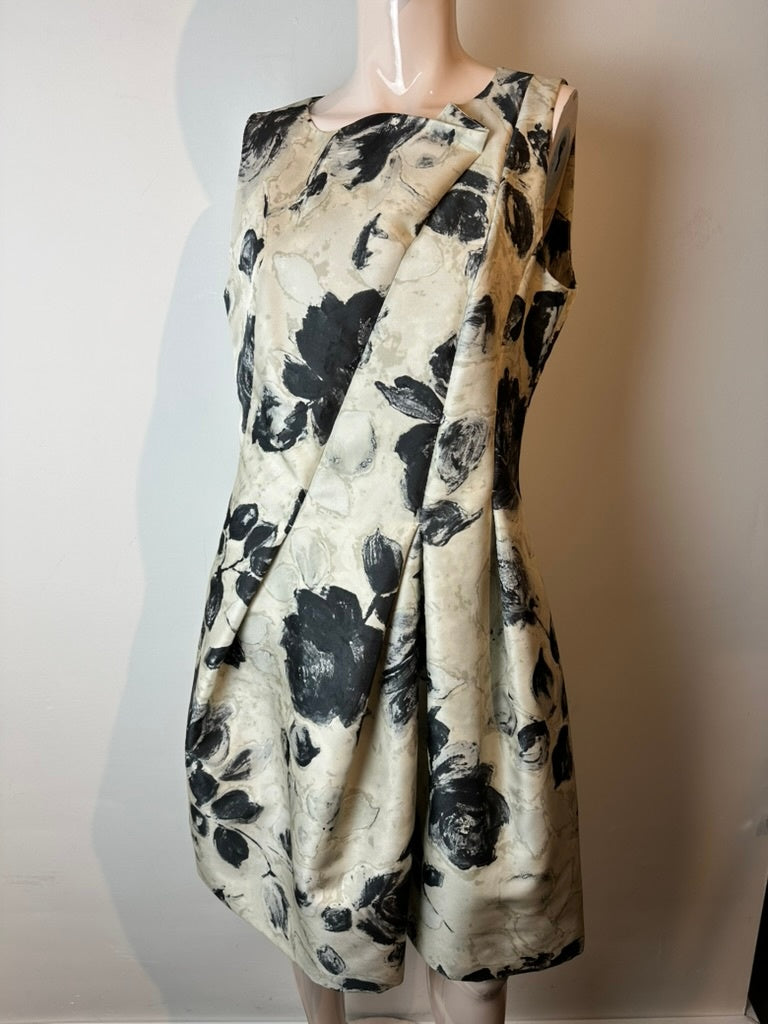 Natan Jurk maat FR44 (40) beige, zwart