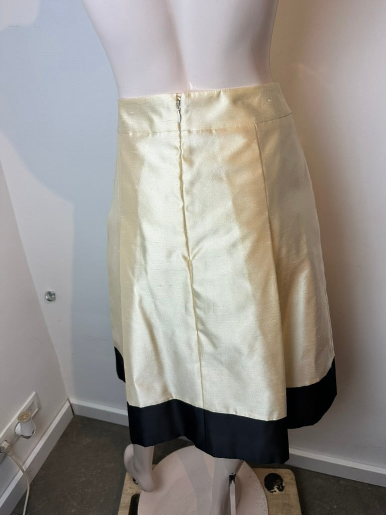 Natan Rok maat FR 44 creme; zwart