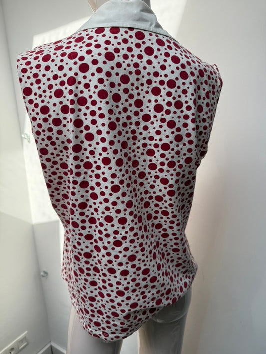 Süsskind Top maat XXL wit/rood