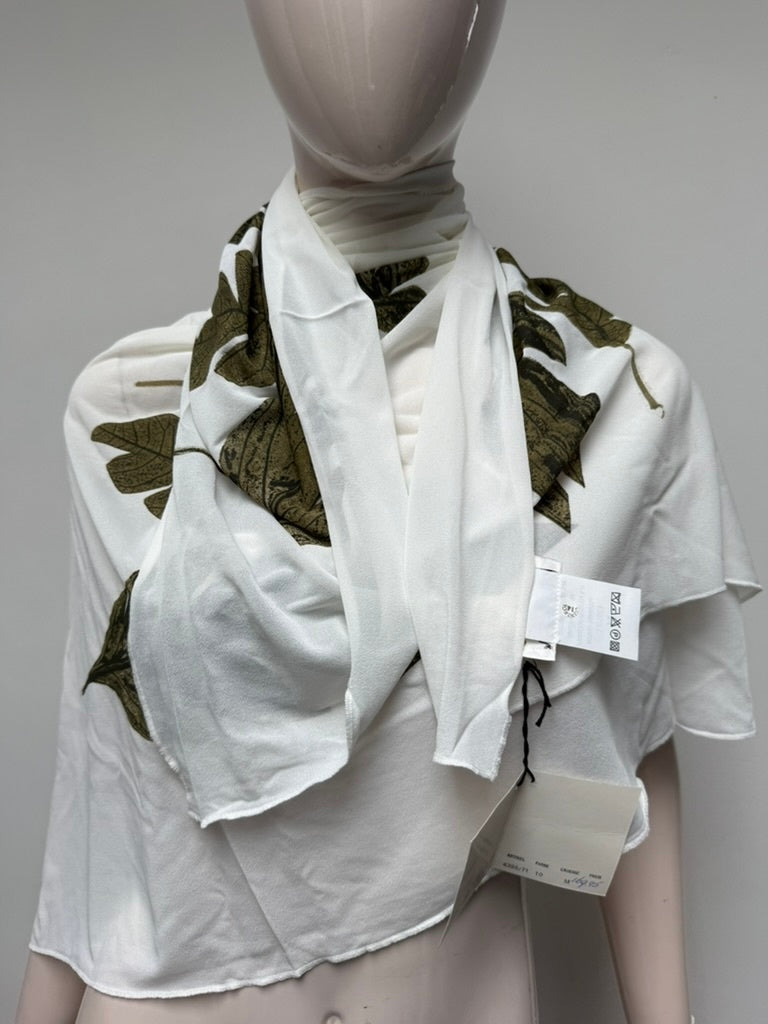 Da Bari Sjaal wit; groen