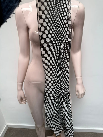 Bandolera Sjaal maat zwart; wit