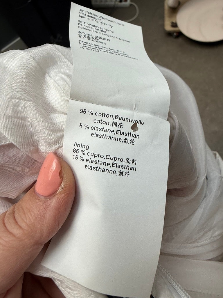 Marc Cain Jurk maat N4 meerkleurig; wit