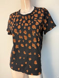 Maison Scotch Top maat S zwart, bruin
