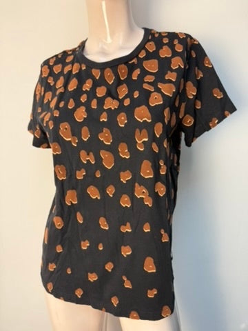 Maison Scotch Top maat S zwart, bruin