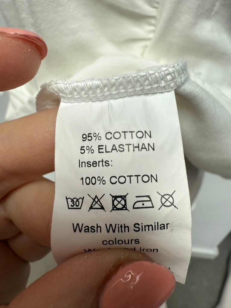 Stroke Top maat L wit