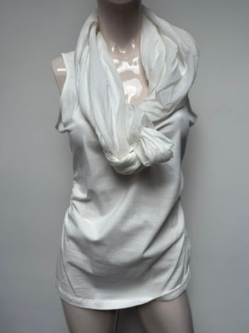 Stroke Top maat L wit