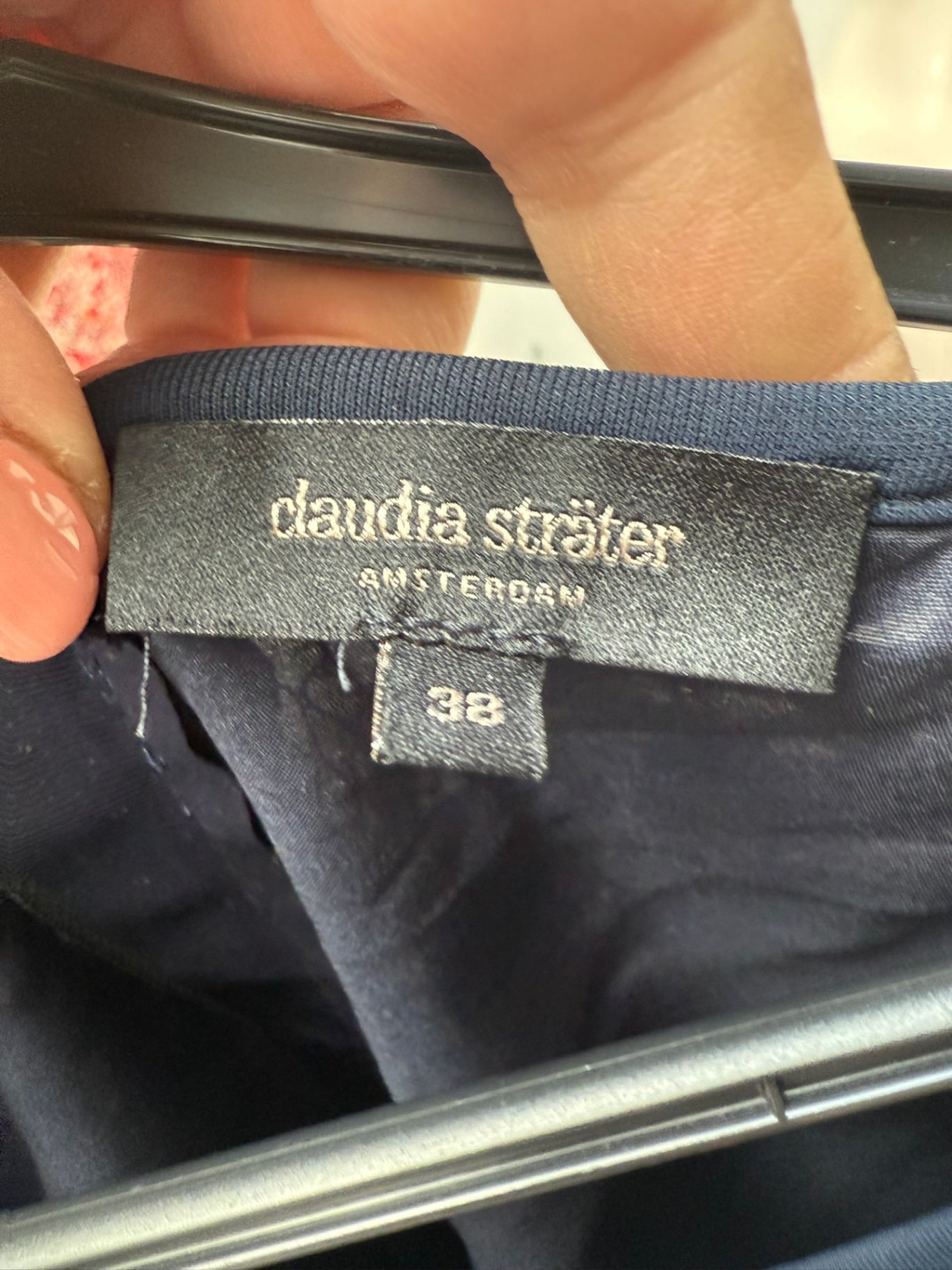 Claudia Sträter Jurk maat 38 blauw