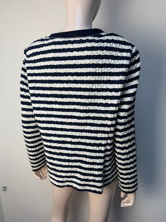 Frank Walder Blazer maat 44 Donkerblauw; wit