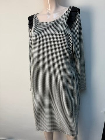 Juffrouw Jansen Jurk maat XL zwart; wit