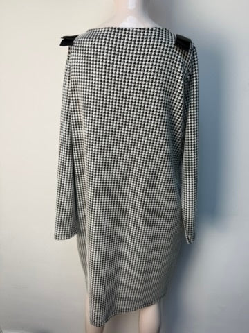 Juffrouw Jansen Jurk maat XL zwart; wit